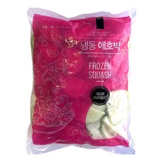 냉동 애호박 반달 슬라이스 다이스컷 1kg 손질 급속동결 야채 볶음 찌개용, 1개