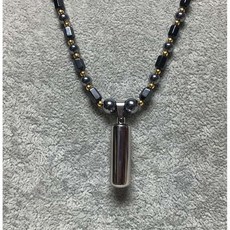 긴급 캡슐 자기장 목걸이 방수 방진 목걸이, 1개