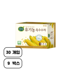 순작 유기농 옥수수차 티백, 10g, 30개입, 9개