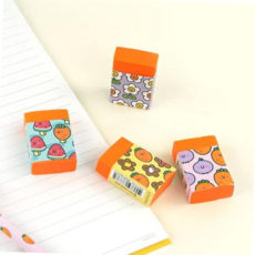 미술용지우개 핑크풋 당근 잘나가지우개 (1개), 본상품