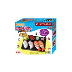 도너랜드 미니어쳐 초밥만들기 / No.14 문어&새우초밥 만들기 / 천사수지점토 천사점토 미니놀이 칼라점토 클레이만들기세트 클레이세트 클레이점토 미니어쳐클레이 음식클레이, 26g, 1개