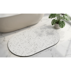 더욜픽 빨아쓰는 규조토발매트 욕실 주방 화장실 발매트, 크림베이지