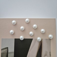 데일리스토어 진주 마그넷10P 냉장고자석 현관자석 인테리어 마그넷