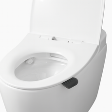 뉴에잇 욕실 변기커버 위생 손잡이 2p, 그레이