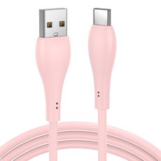 아이오네우스 마카론 C타입 고속 충전케이블 CB-I2T, 1개, 분홍색, 2m
