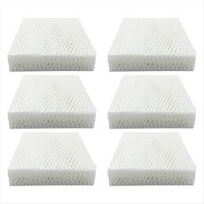 HFT600 가습기 Wick 필터 교체 HFT600 HEV615 HEV620 HEV615 W HEV620 HEV620B 6pack과 호환됩니다., 하얀색