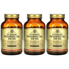 [2+1] Solgar 솔가 달맞이꽃 오일 500mg 180정 소프트젤 종자유 감마 리놀렌산 달마지꽃 이브닝 프림로즈 Evening Primrose Oil 3개