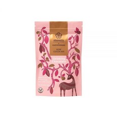 Elements Truffles 로즈 코코아 핫 초콜릿 파우더 믹스 228g | 설탕 무첨가 풍부하고 꿈꾸는 듯한 질감 코코아 코코넛 팜 슈가 풍부함 뜨겁거나 차가운 우유