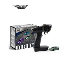 레이싱카 드리프트 리모컨 조종 어른 자동차 원격 모델, 그린차+리모콘, 1개