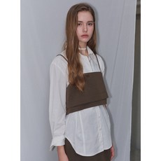 브랜드정품 제너럴아이디어 GENERALIDEA 더블 레이어드 뷔스티에 TAUPE GF1LSH503 360689