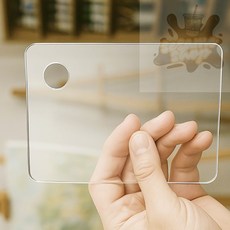 참깨샵 아크릴 미니팔레트 2개입 사각 일회용팔레트