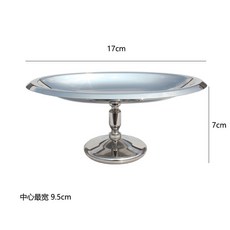 台灣出貨 冰淇淋杯 不銹鋼 複古 高腳 甜品 布丁杯 冰淇淋 奶凍碗, 1個, 橢圓杯, 橢圓杯