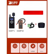 휴대용 오디오 가이드 2.4G 회의용 수신기 소풍 회의, E102R 이어폰 세트 10 배터리수명8시간/끈및보관가, 기본 색상