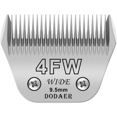 앤디스 탈부착 강아지 이발기 스테인레스 교체날 Andis/Oster A5/Wahl KM10 시리즈 호환용, 1개, 4FW(9.5mm)