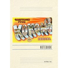 (영문도서) Vintage Lined Notebook Greetings from Kokomo Paperback, Found Image Press, English, 9798385417063
