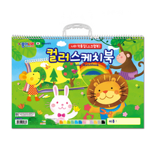 종이나라 컬러스케치북, 12매, 1개