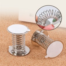 운아사랑 DIY 스프링 차량장식용, 실버 4cm