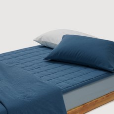 JAJU 25 S/S 코튼 블렌디드 서커 패드SS_틸블루 533542, JAJU 25 S/S 코튼 블렌디드 서커 패드SS_틸블