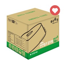 I좋은아침I 물에 잘녹는 점보롤 화장지 2겹 천연펄프/무형광 절약형 16롤, 1개, 1개입