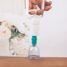 真空拔罐器6入 拔罐 拔罐杯 拔罐槍 拔氣罐 拔罐組 拔火罐 推拿【GM440】, 1套