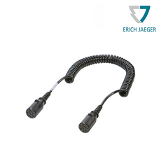 ABS/EBS 7P 24V 배선/돼지꼬리/소켓 만 스카니아 볼보 벤츠 이베코 트라고 프리마 노브스 [추레라 샷시 대형트럭 수입트럭 덤프] [611174/611083], 7P/24V COIL(ISO 1185), 1개