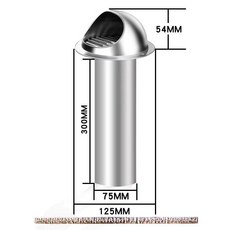 스테인리스 후드캡 외부 스텐레스 벽체용 통풍구 환기구, 304스테인리스스틸 G