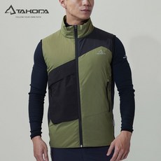 享趣戶外 TAKODA 輕量防風科技保溫棉登山背心 男款 橄欖綠