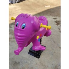 놀이터 시소 스프링 흔들 의자 용수철 동물 야외 공원, U