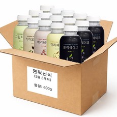 원픽선식 5종 3개씩 블랙쉐이크 베리쉐이크 그린티쉐이크 귀리쉐이크 카카오쉐이크, 1세트, 600g