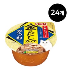 이나바 금빛육수컵 70g 10종, 가다랑어, 24개