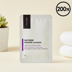 여성청결제 Y존 케어 약산성케어 유산균 질냄새제거, 3g, 200개