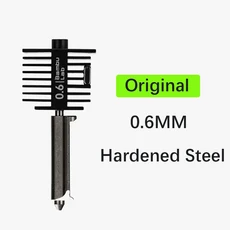 오리지널 핫엔드 키트 Bambu A1/A1 미니 고속 어셈블리 0.2 경화 강철 깍지 3D 프린터 부품, 05 Hotend BK 0.6, 01 1 PCS