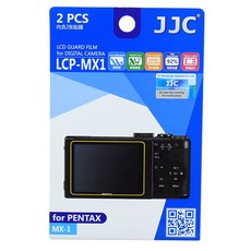 JJC LCD 가드 액정보호필름 LCP-MX1 2매 (펜탁스 MX-1), 1개, 단품