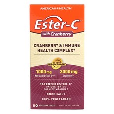 AMERICAN HEALTH 蔓越莓萃取補充劑, 90顆, 1盒