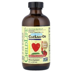 차일드라이프 Pure Arctic Cod Liver Oil 대구 간유 딸기향 237ml