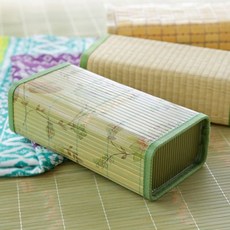 모두가_ 청대나무 사각베개 (그림), 단품