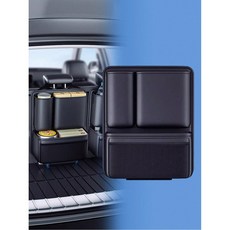 차량 뒷좌석 등받이 걸이식 수납 가방 다용도 자동차 정리함 방수 SUV 세단 겸용, Bla