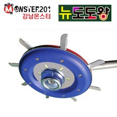 뉴도도왕 예초기 세트 본체 + 강철톱날 8p + 만조커버 + 리필용 강철톱날 8p, 1세트