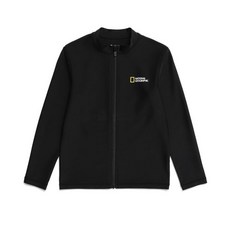 내셔널지오그래픽 NATIONAL GEOGRAPHIC KIDS K232URG710 베이직 스몰로고 집업 CARBON BLACK 5001854047 903158