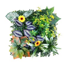 인조 잔디 식물 벽 패널 녹색 홈 장식용 슈링글 네일, 1개, 21. picture color5