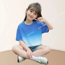 BabyBear 兒童純棉漸層短袖T恤