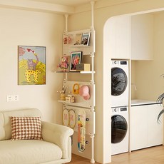 Alemon 철제 이동식 무타공 파티션 타공판 파티션, 60cm3단