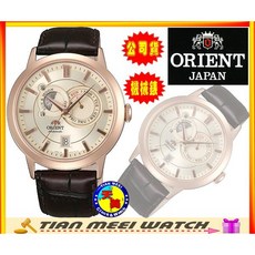 ORIENT 東方錶 日相機械錶 FET0P001W0 玫瑰金款