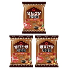 크라운 땅콩카라멜 간장맛 (사탕증정), 3개, 200g