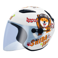 M2R M700 童帽 #5柴犬 兒童安全帽 3/4半罩 小童 大童