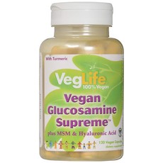 VegLife 氨基葡萄糖至尊素食膠囊, 120顆, 1罐