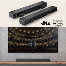 LG 사운드바 & 서브우퍼 2.1채널 블루투스 AI사운드 저음강화 와우오케스트라 HDMI DTS 돌비디지털-A1, 블랙, 사운드바-제품