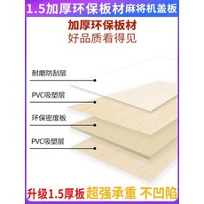 1.5公分加厚麻將機蓋板 耐磨防刮 防水防火餐桌蓋板, 1個