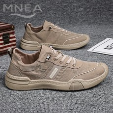 MNEA 남자 캔버스 스니커즈 캐주얼화 발편한 가벼운 데일리슈즈 깔끔한 단화