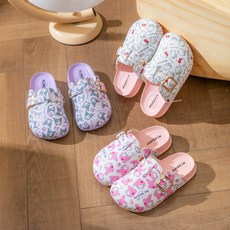 산리오 쿠로미 헬로키티 프린트 키즈 버켄 슈즈 가을 겨울 여아 슬리퍼 다나에+ 준펑이커머스 머리끈